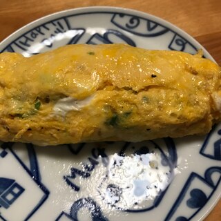 フリルレタスの卵焼き